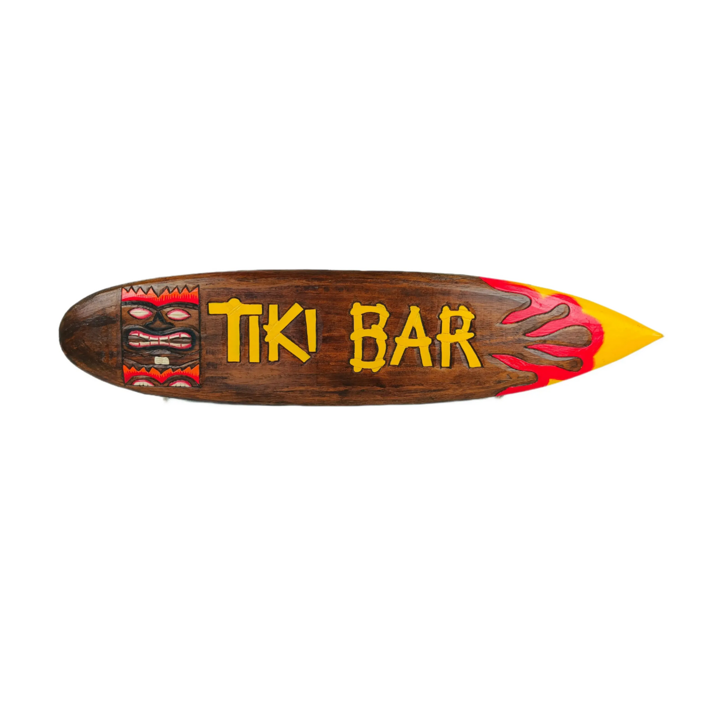 Tiki Bar Flame - houten barbord - 100 cm