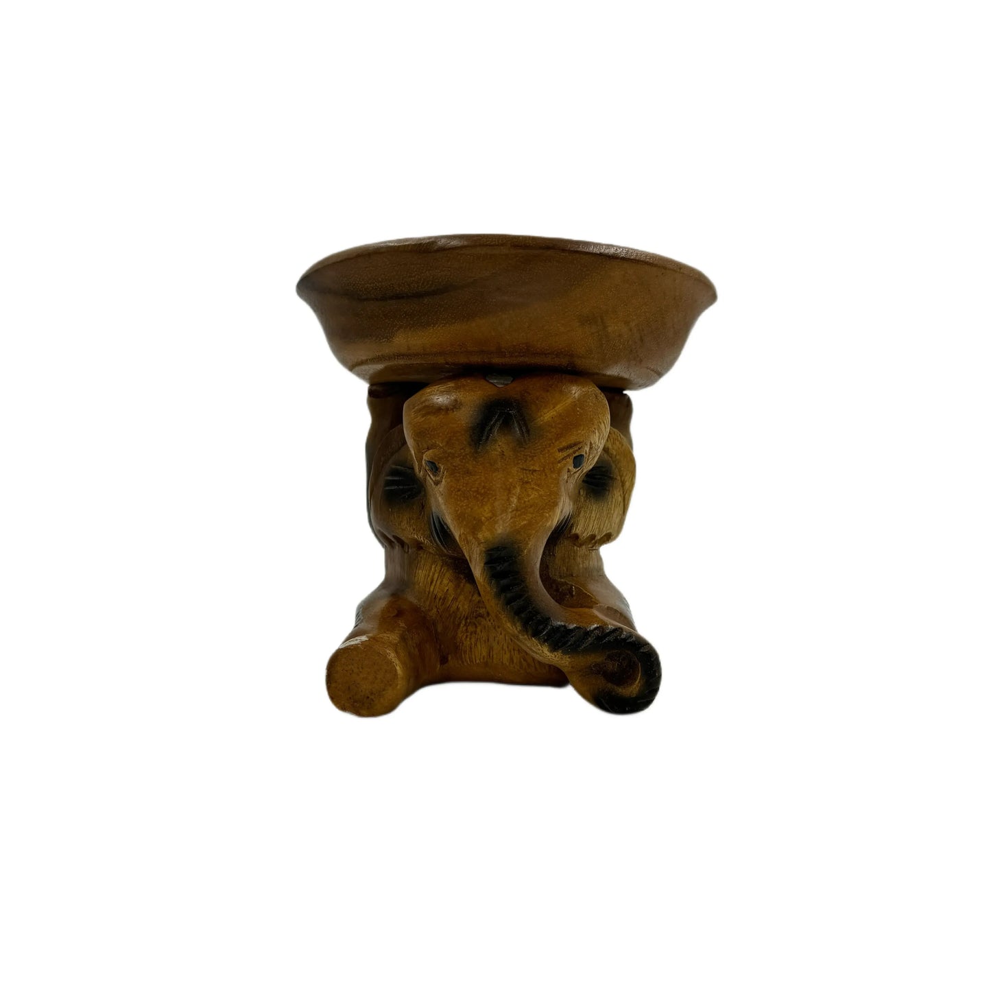 Bol en bois - 15x15x15 cm - Éléphant - Accessoire de maison