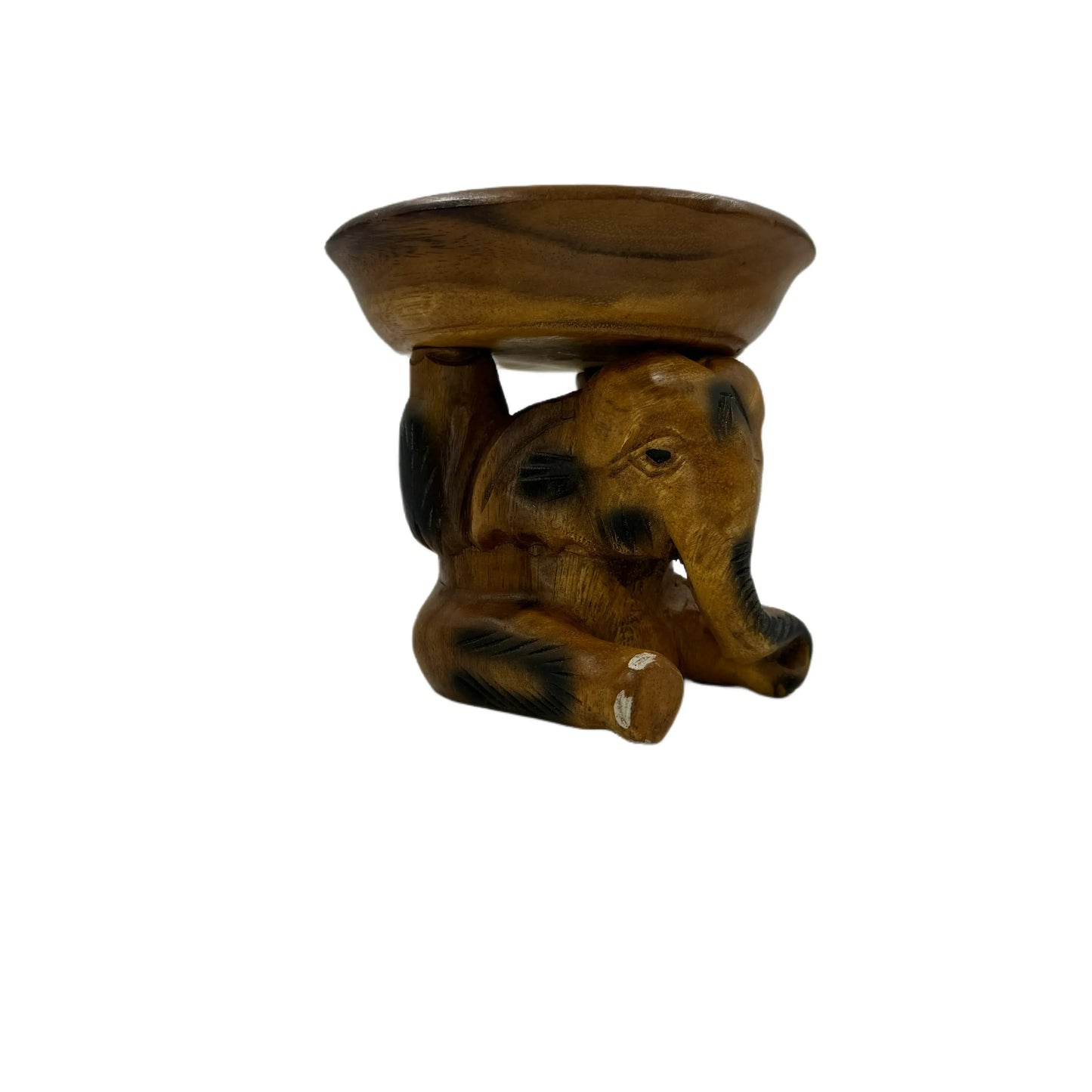 Bol en bois - 15x15x15 cm - Éléphant - Accessoire de maison