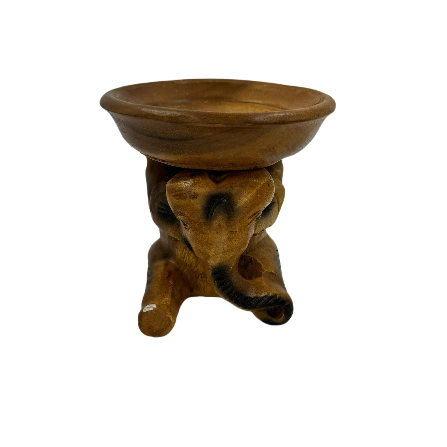 Bol en bois - 15x15x15 cm - Éléphant - Accessoire de maison