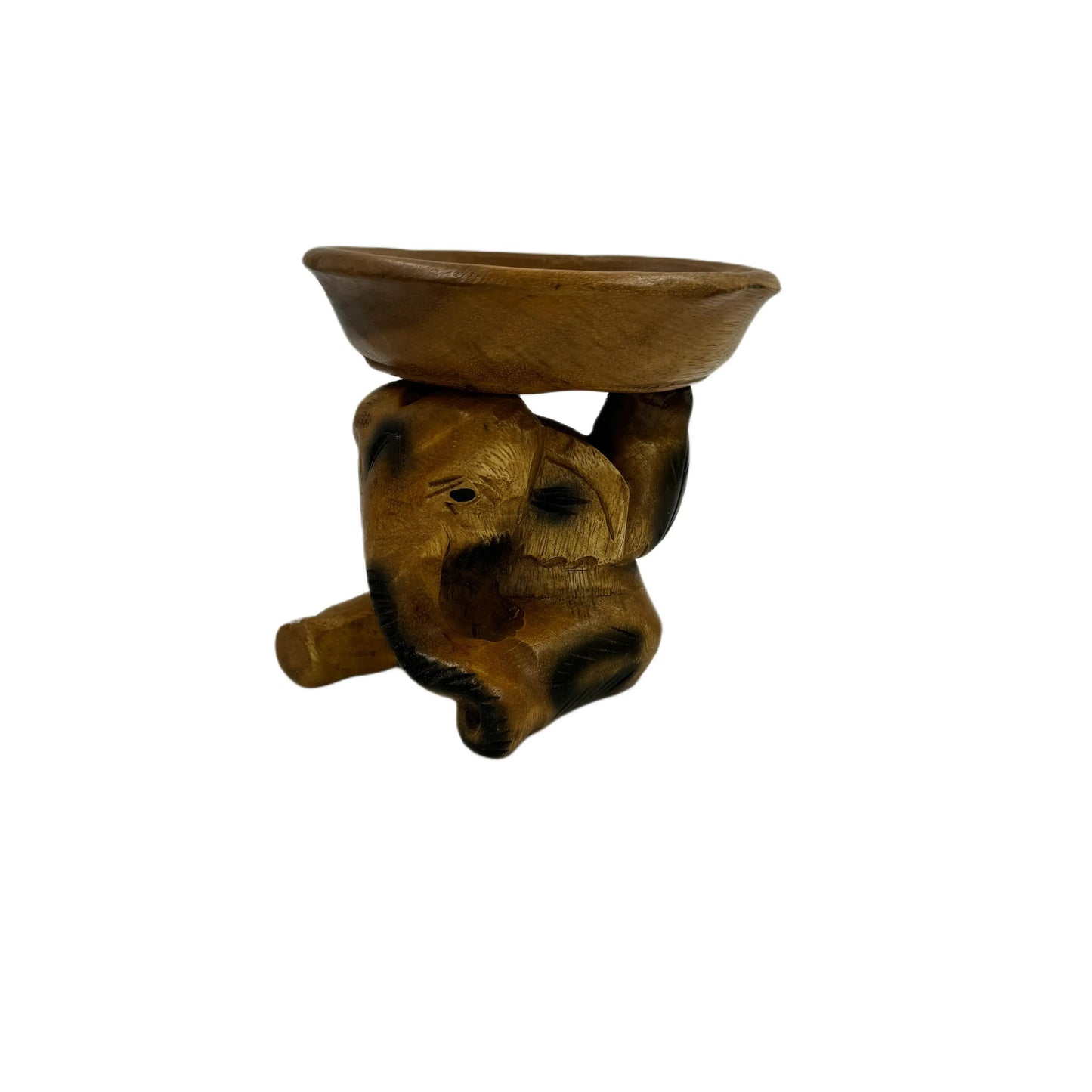 Bol en bois - 15x15x15 cm - Éléphant - Accessoire de maison