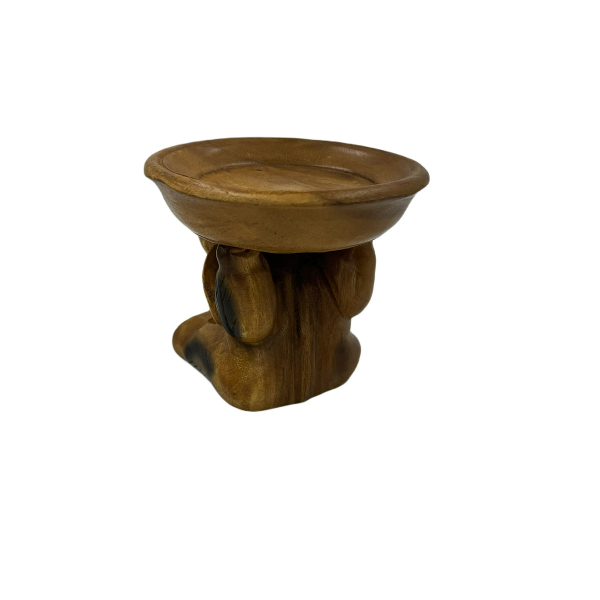 Bol en bois - 15x15x15 cm - Éléphant - Accessoire de maison