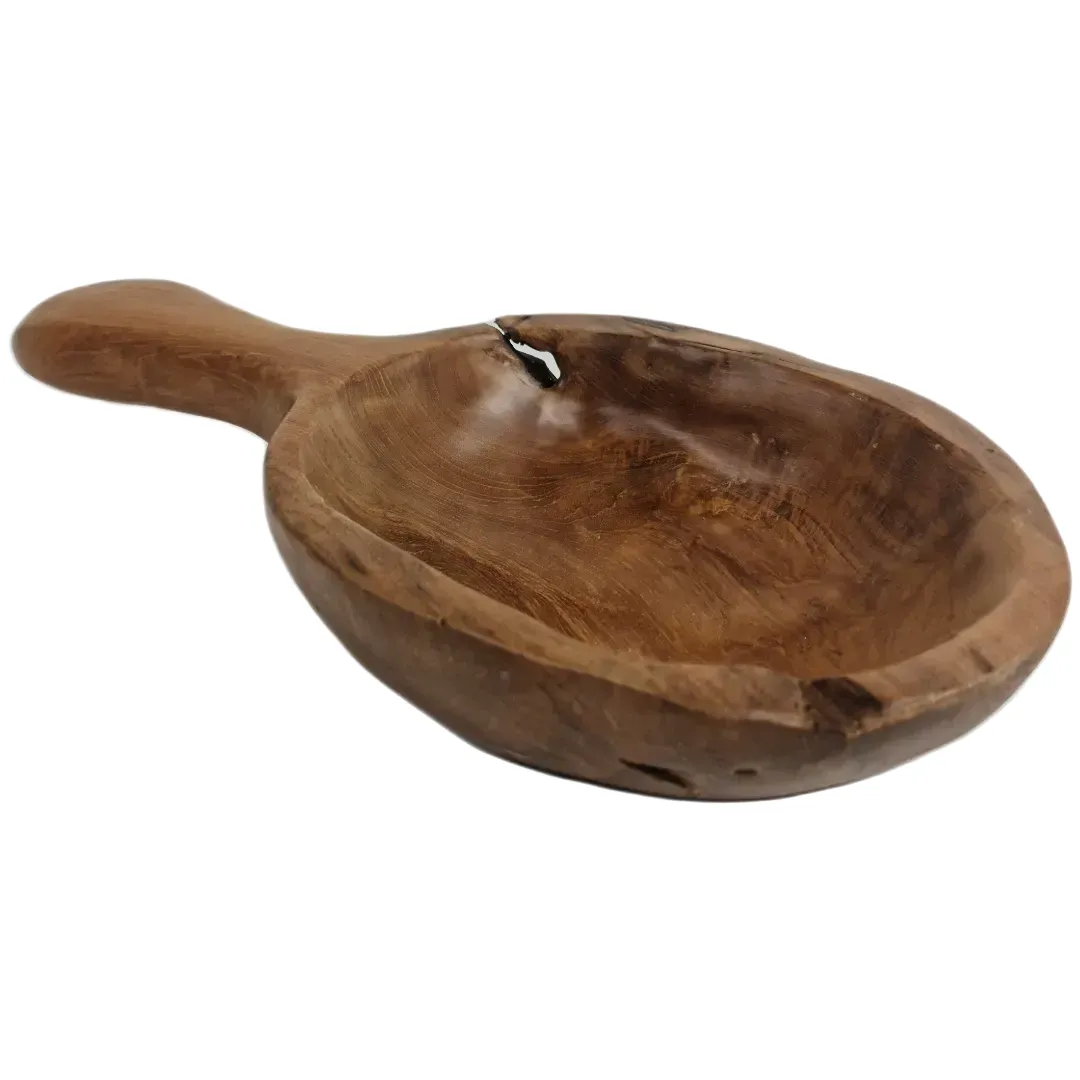Bol en bois avec anse 40 cm