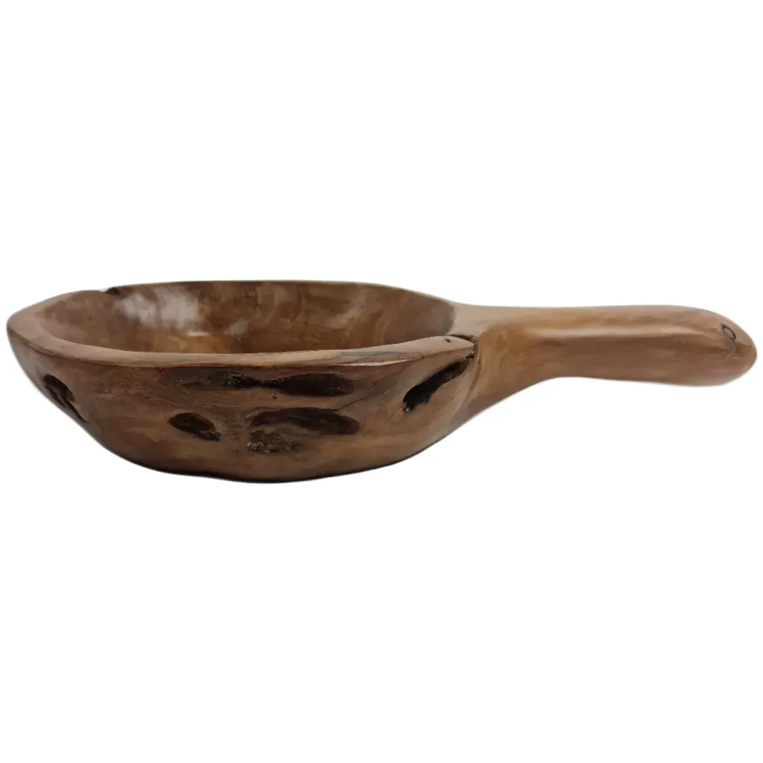 Bol en bois avec anse 40 cm