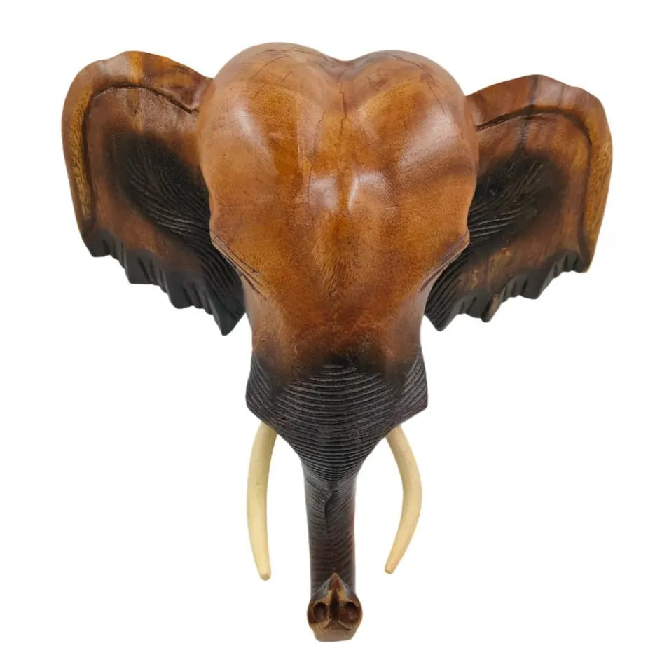 Olifantenkop - wanddecoratie - 40 cm