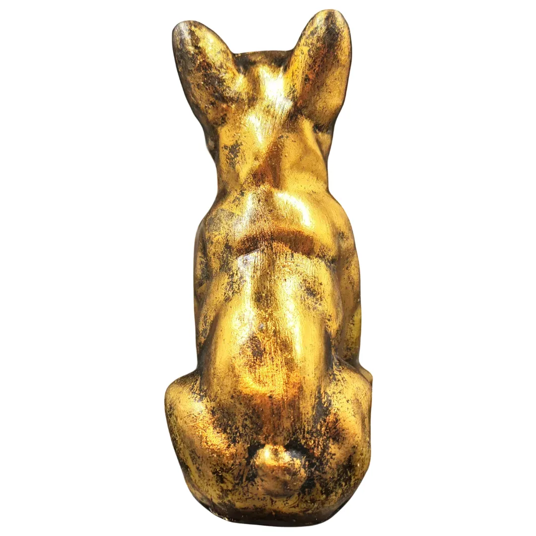 Bulldog resin beeld 20 cm