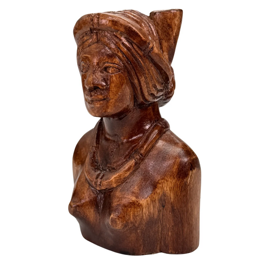 stam vrouw - hand gesneden beeld - houtsnijwerk