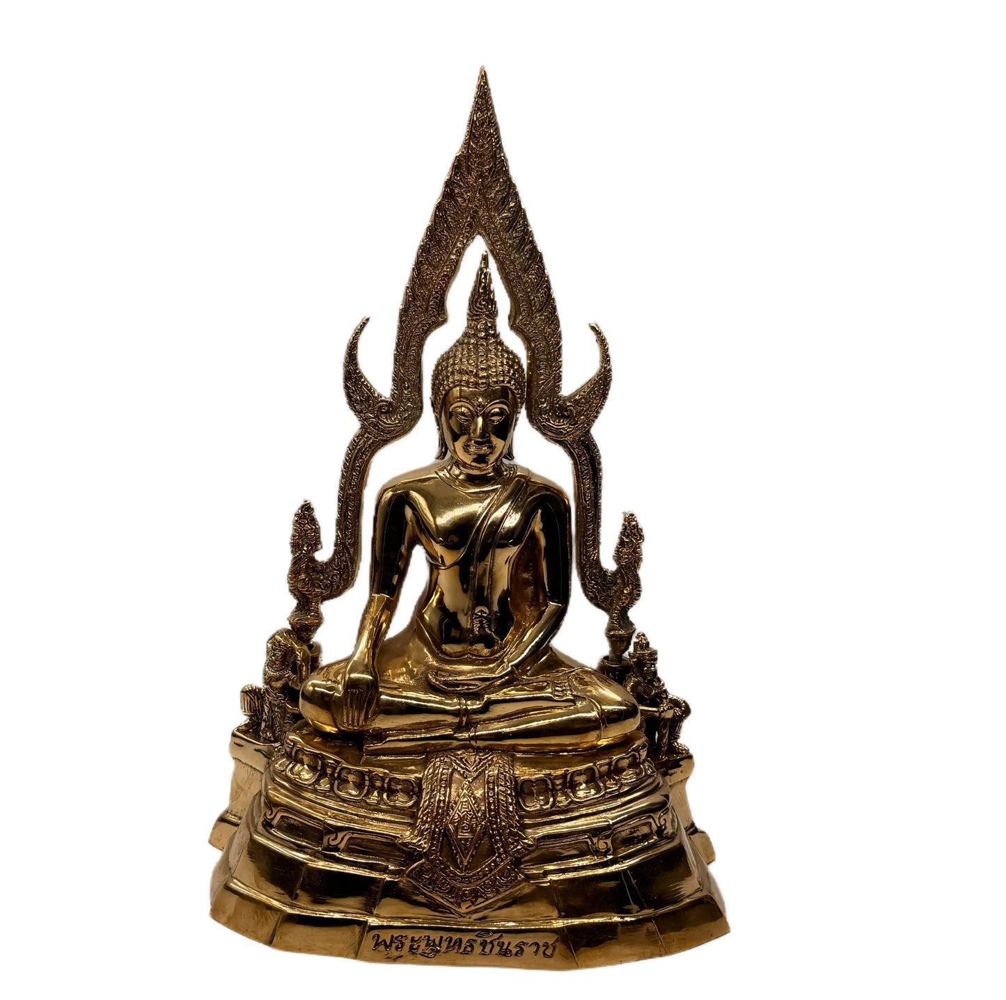 Bouddha de méditation en bronze 28 cm