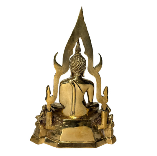 Meditatie Boeddha Brons 28 cm