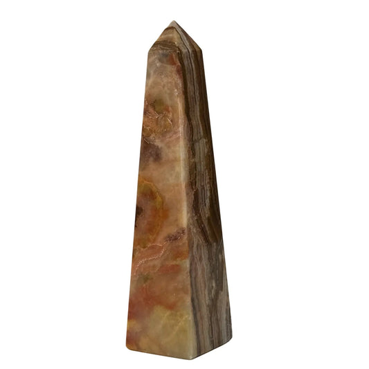 Bruine onyx obelisk #1