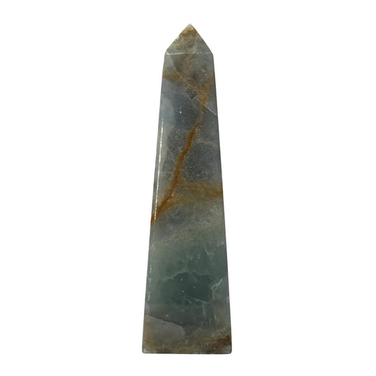 Blauwe onyx obelisk #1