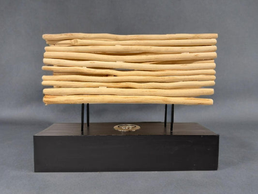 Houten lamp van drijfhout 50 cm