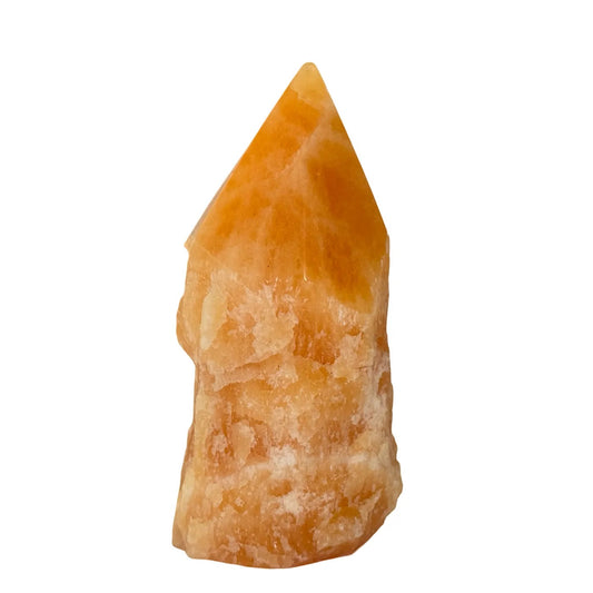 Oranje calciet gepolijste punt #5