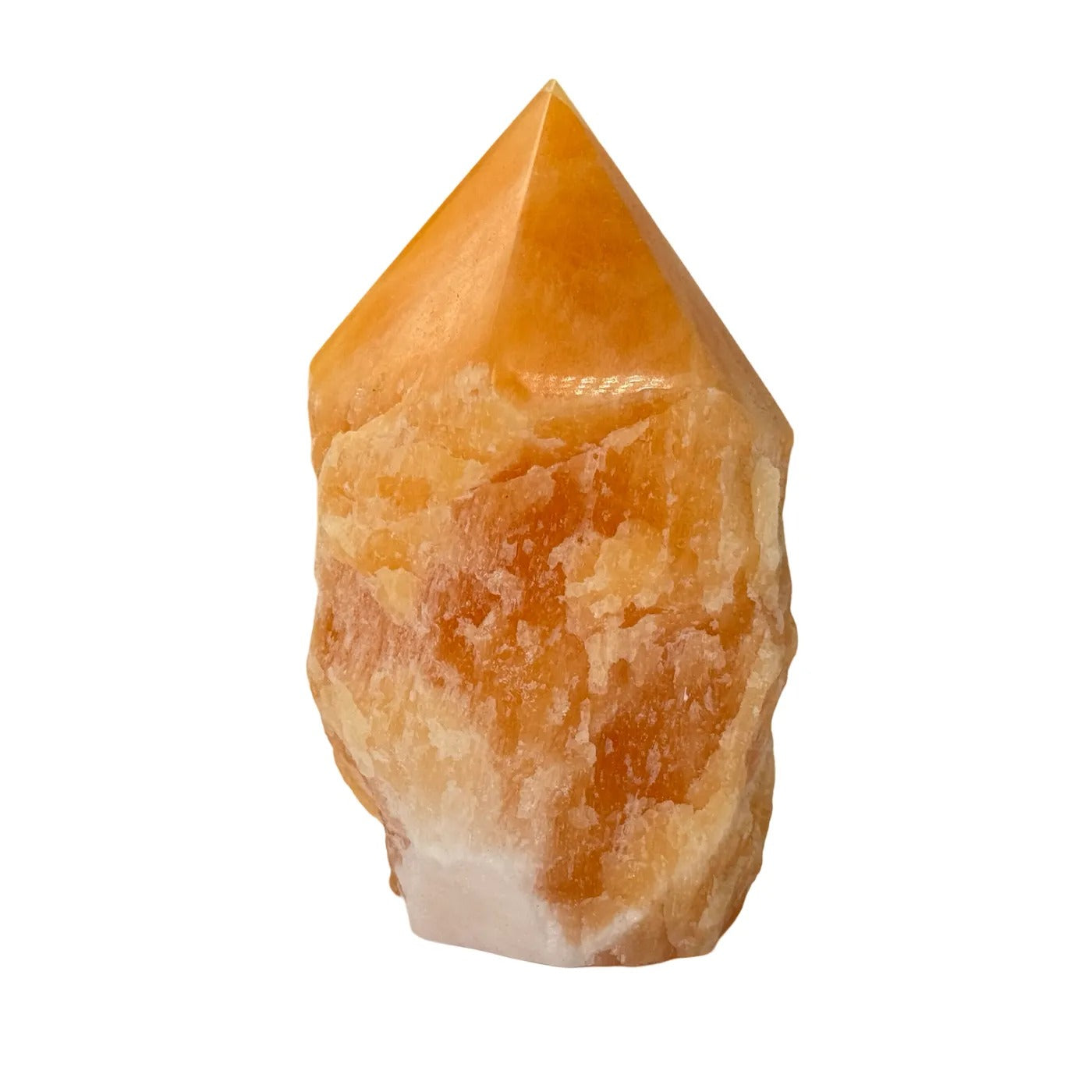 Oranje calciet gepolijste punt #5