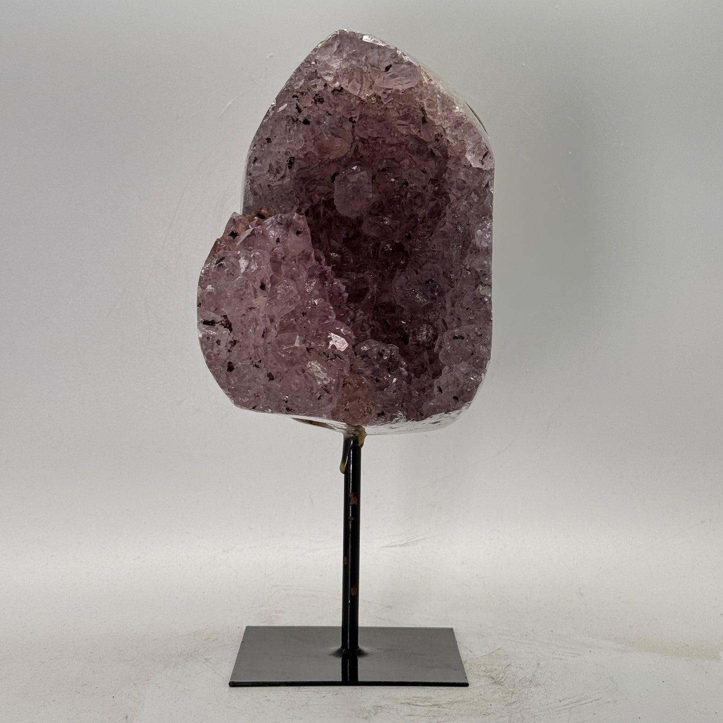 Rots Agaat met amethist op standaard #10