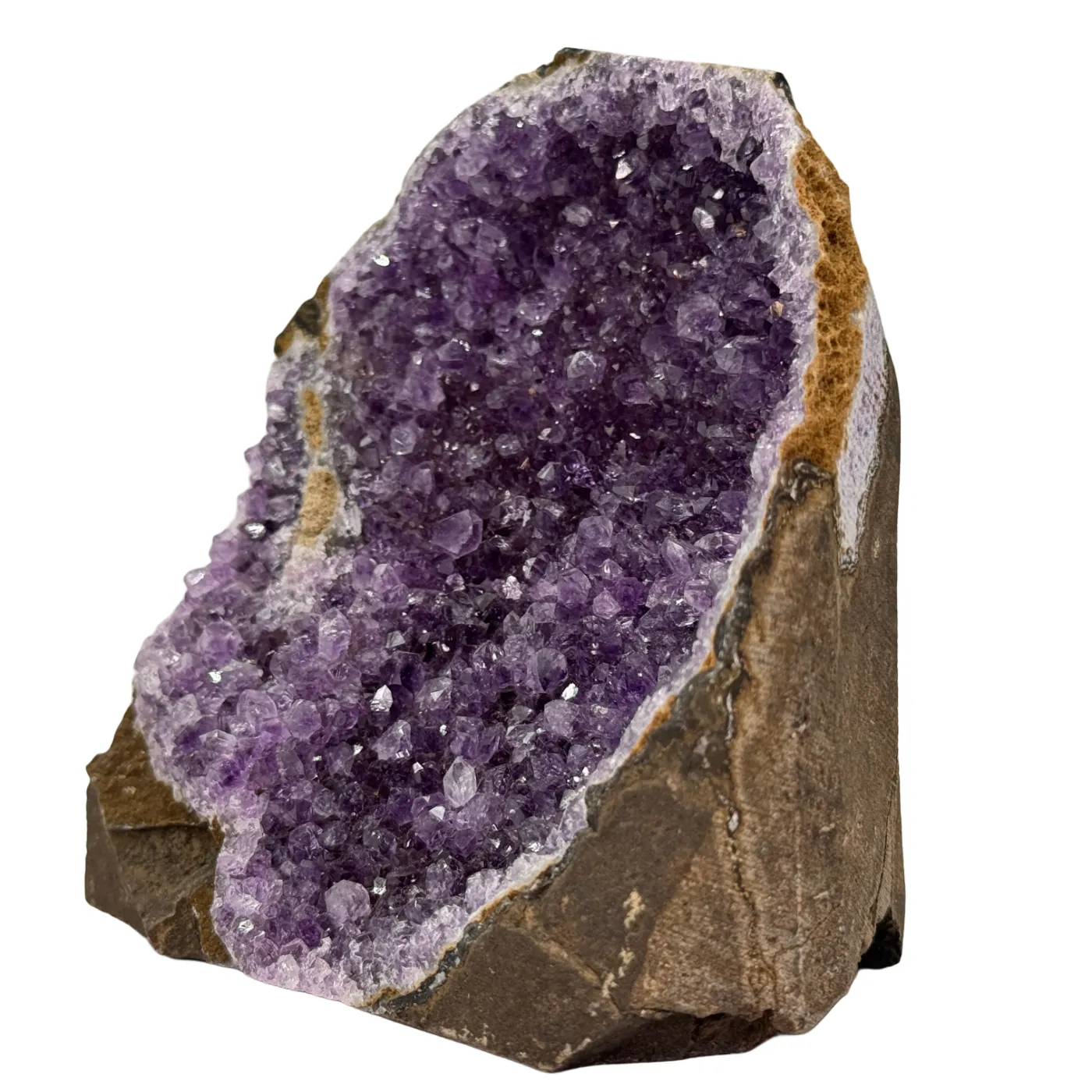 Amethist druse cut base #1