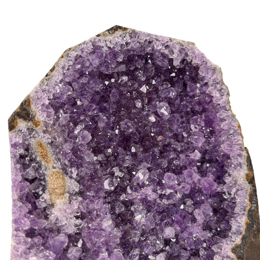 Amethist druse cut base #1