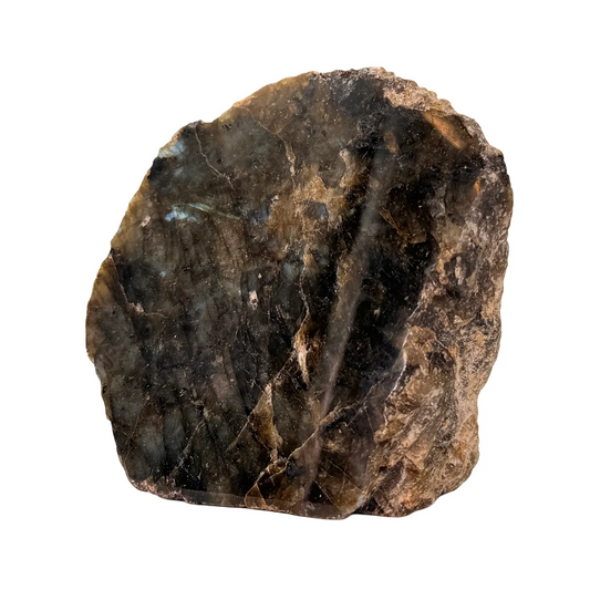 Labradoriet cut base half gepolijst #3