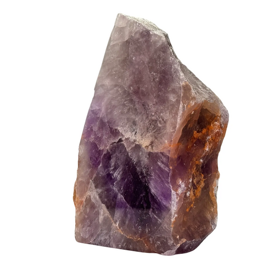 Amethist - ruw - half gepolijst - cut base - #3