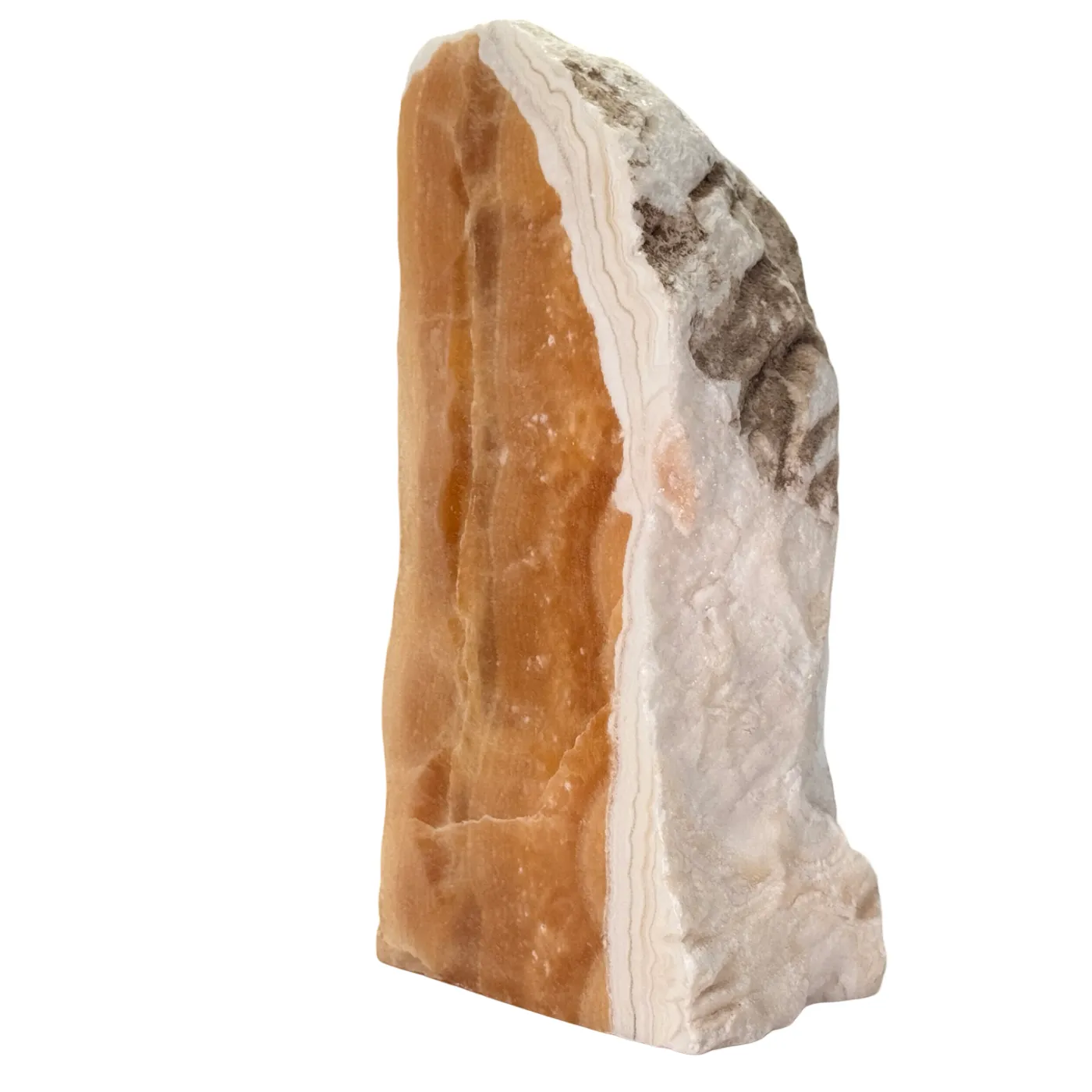 Oranje calciet cut base van 2,8 kg