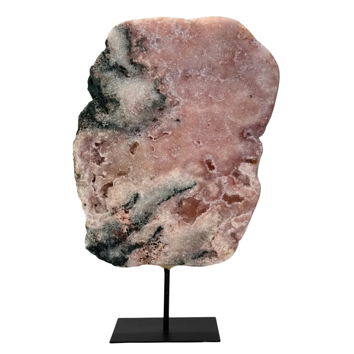 Roze amethist op standaard #5
