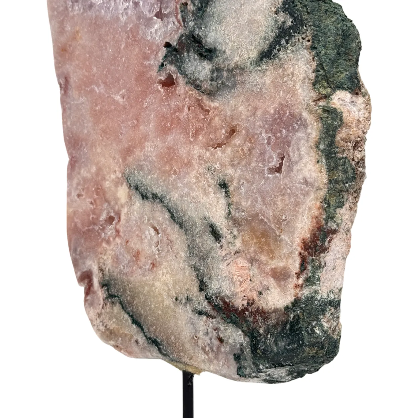 Roze amethist op standaard #5