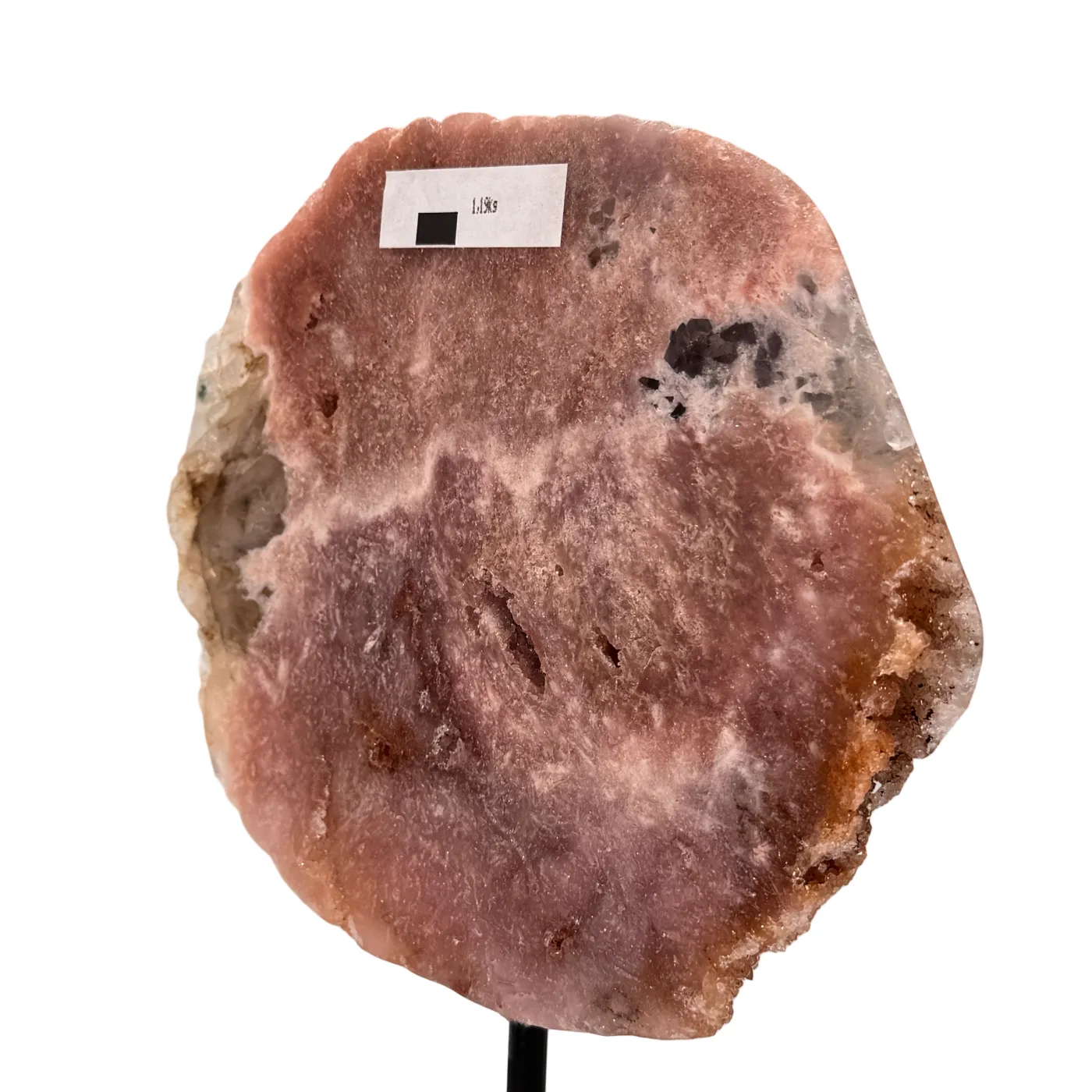 Roze amethist op standaard #9