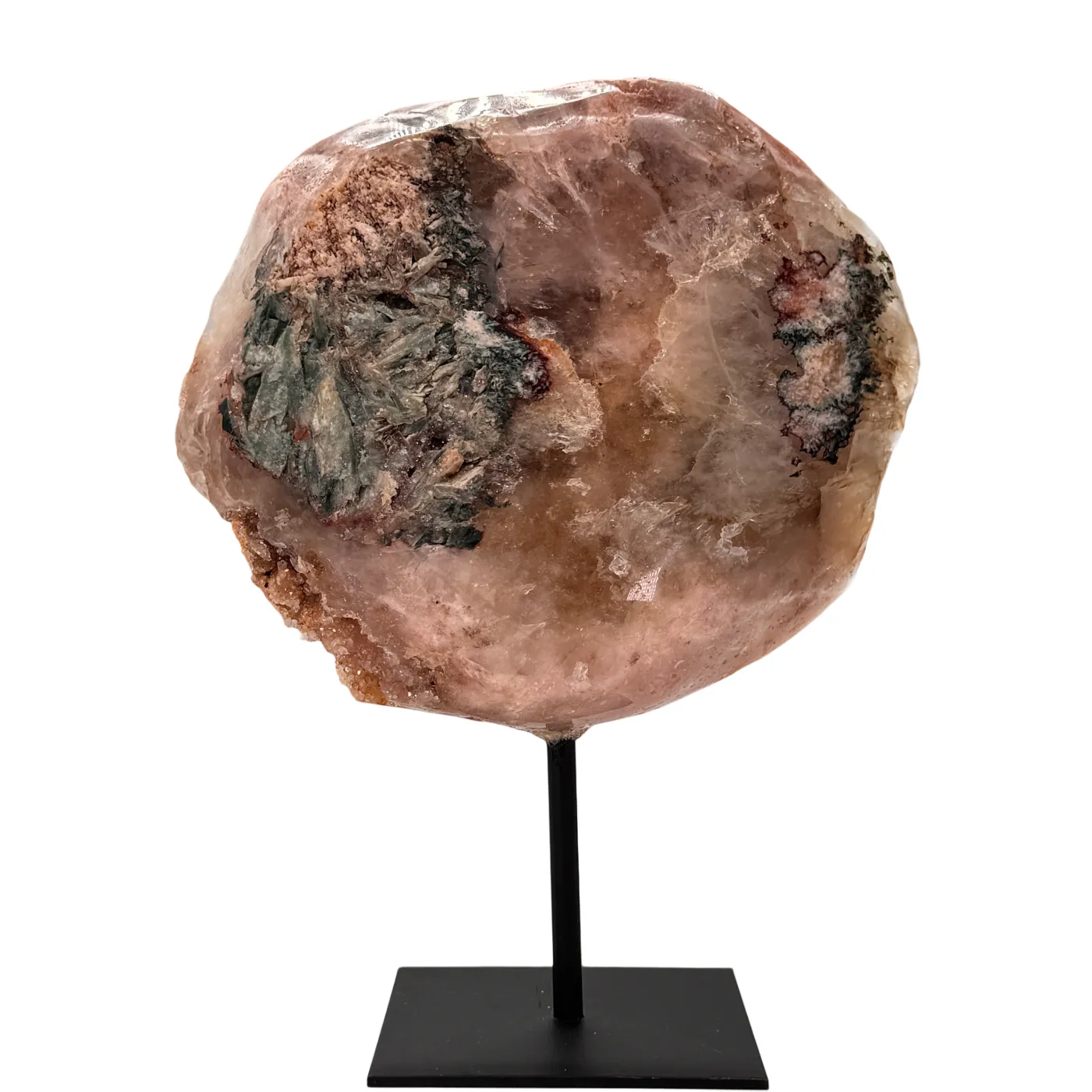 Roze amethist op standaard #9