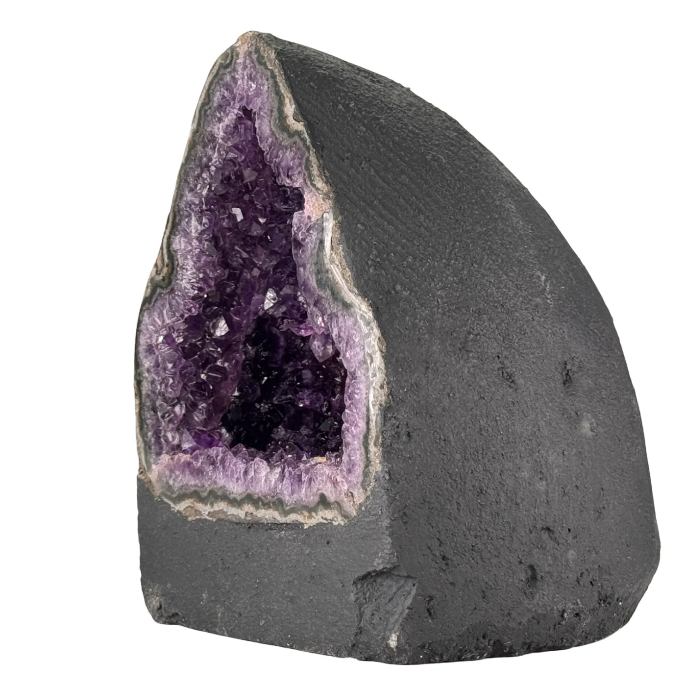 Amethist geode kathedraal klein - dieppaars - hoge kwaliteit #4