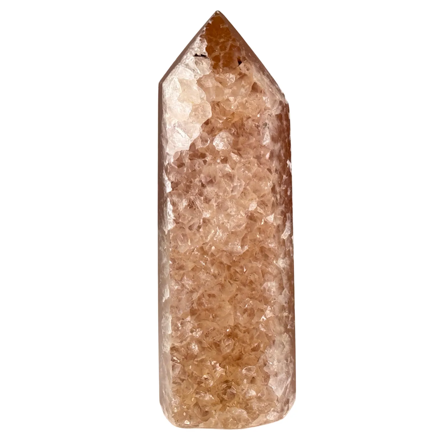Tour d'agate Druzy polie #1