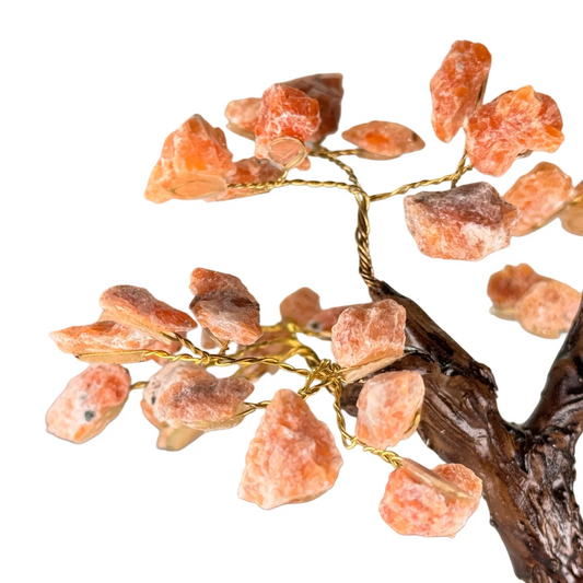 Orchidee calciet edelsteen boom van 15 cm