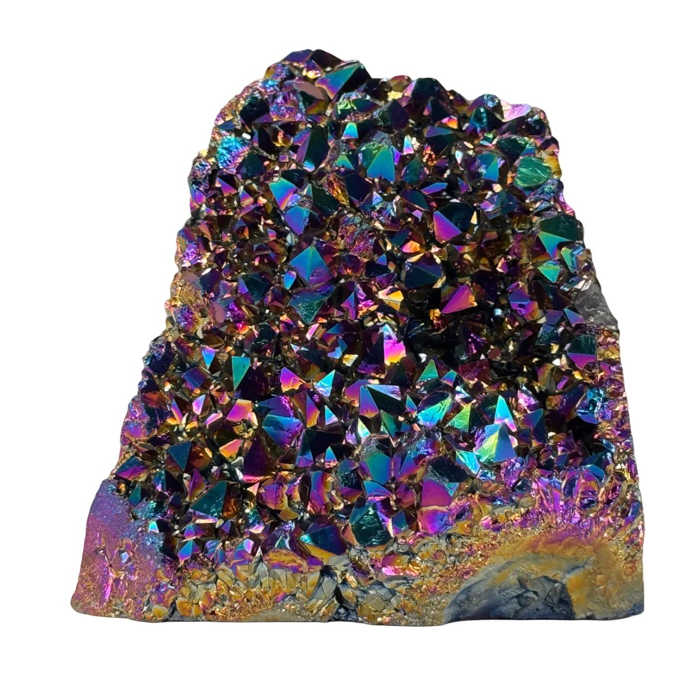 Titanium Rainbow cluster cut base #1