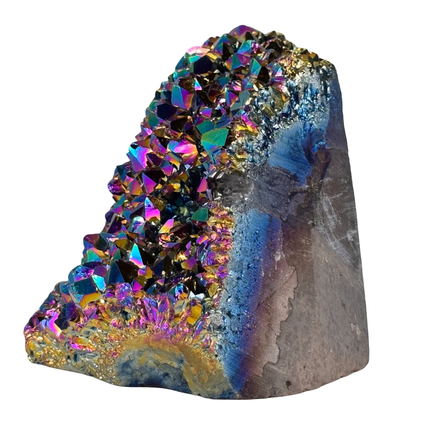 Titanium Rainbow cluster cut base #1