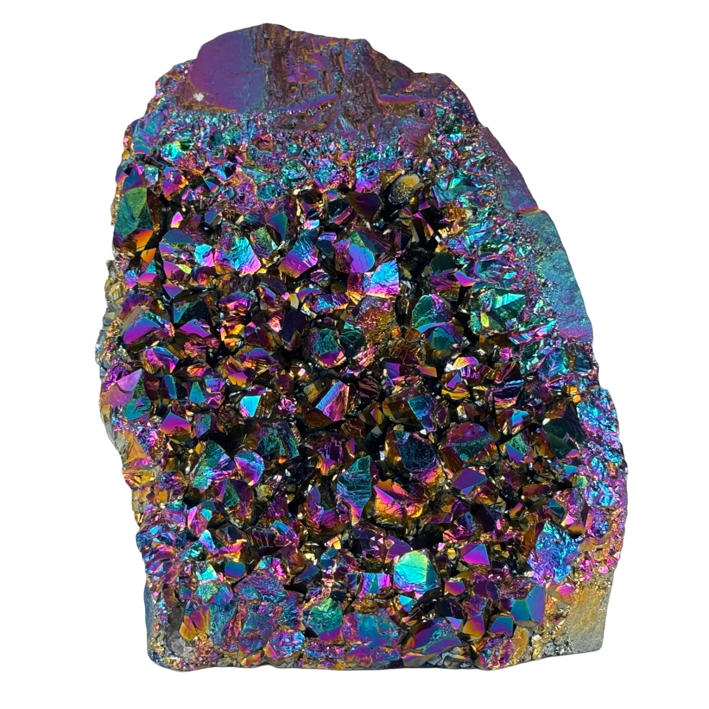 Titanium Rainbow cluster cut base #2