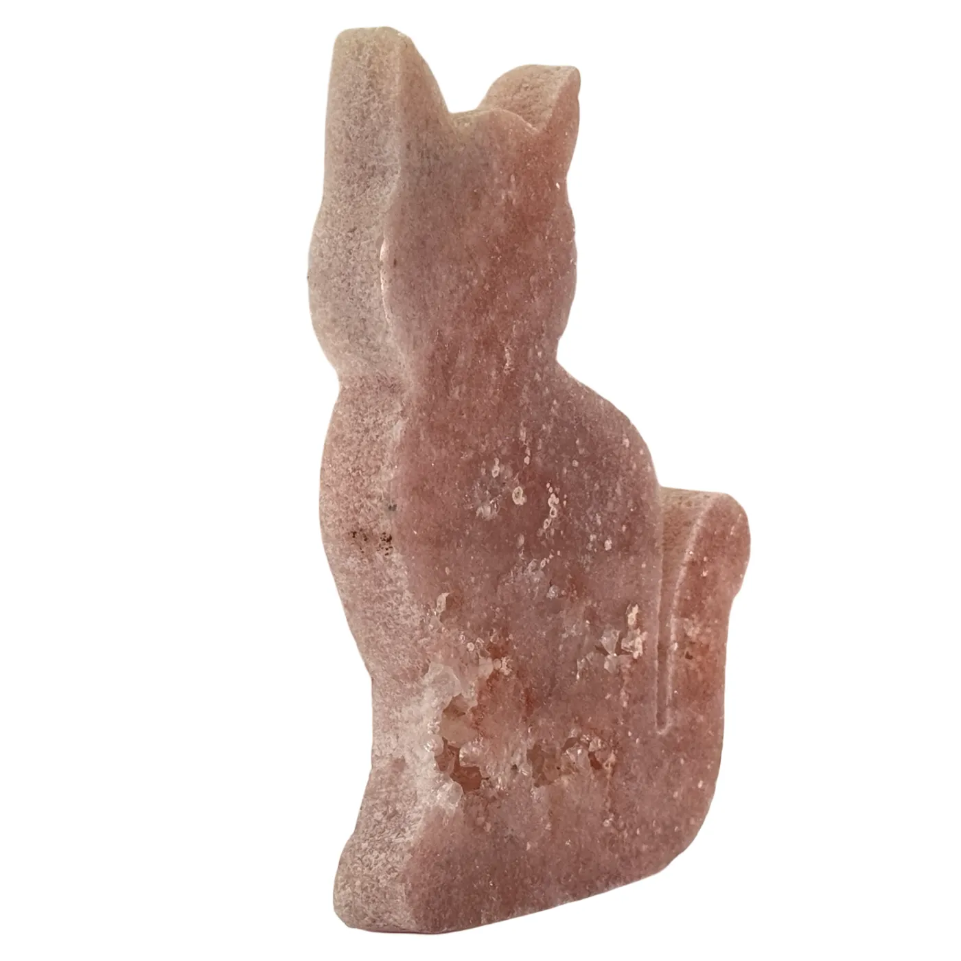 Roze amethist poes figuur #1