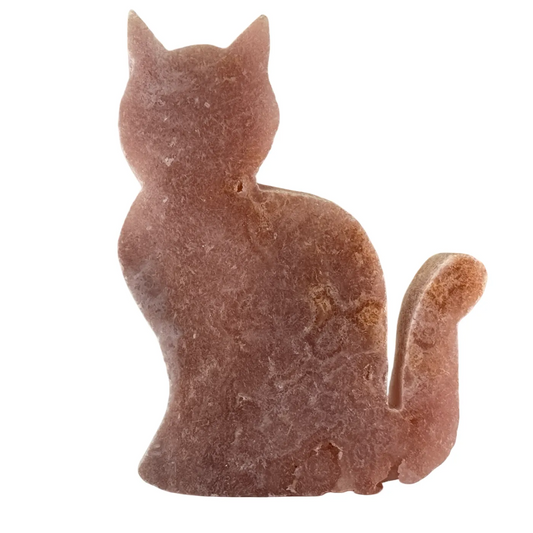 Roze amethist poes figuur #2