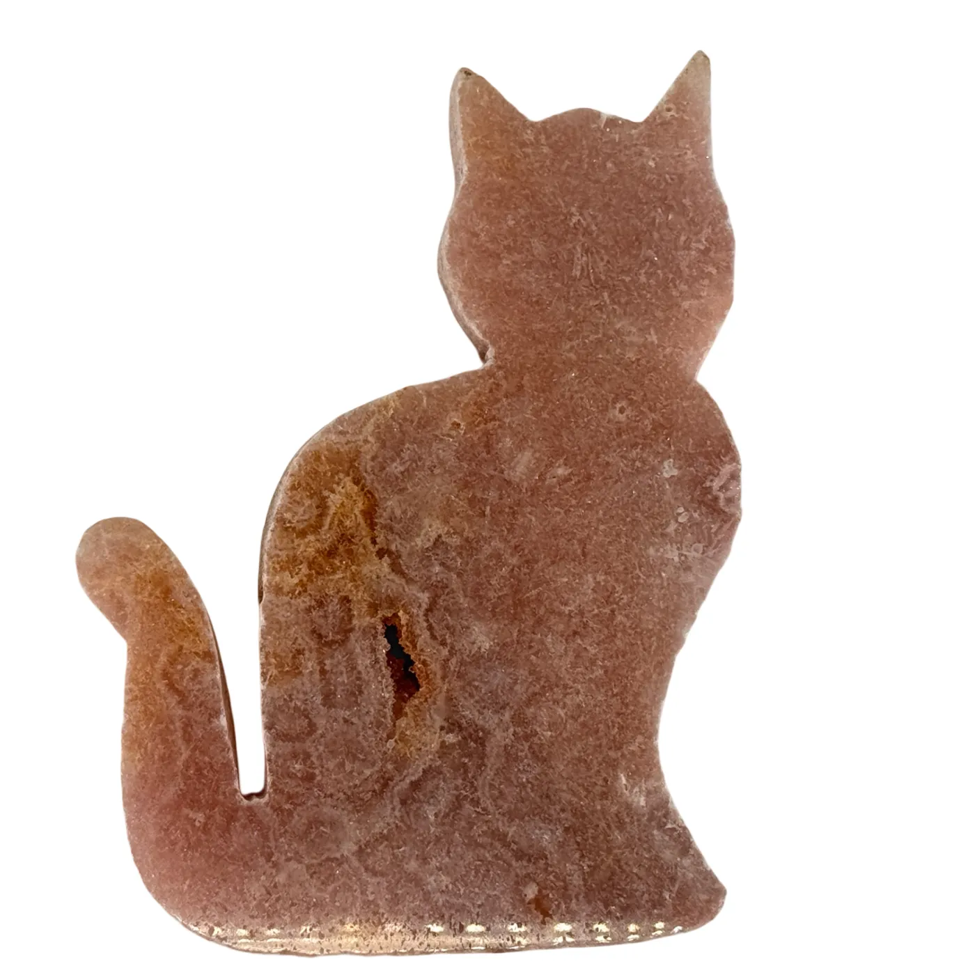 Roze amethist poes figuur #2