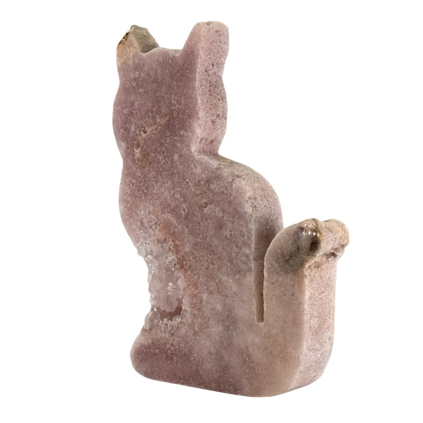 Roze amethist poes figuur #3
