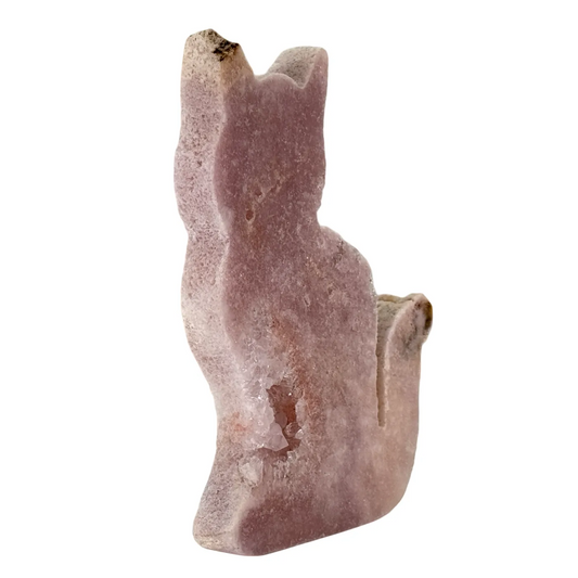 Roze amethist poes figuur #3
