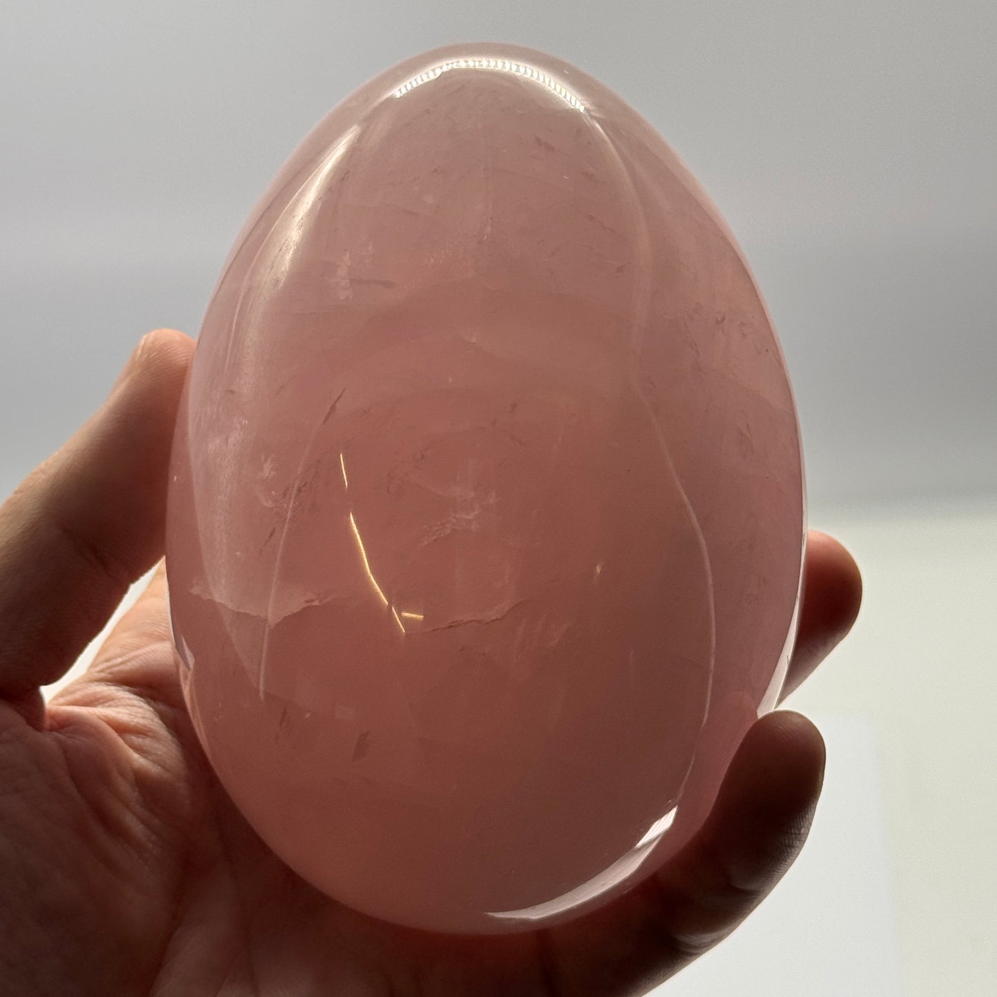 Rozenkwarts Ei Gepolijst van 1,4 kg