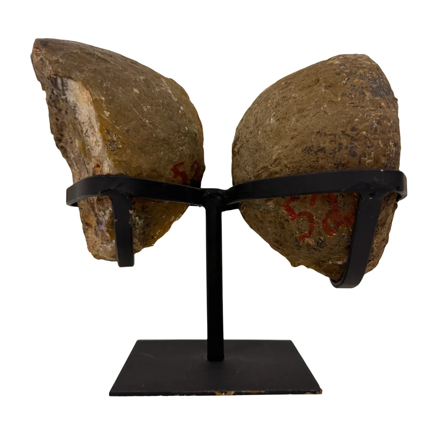 Agaat geode butterfly op standaard #4