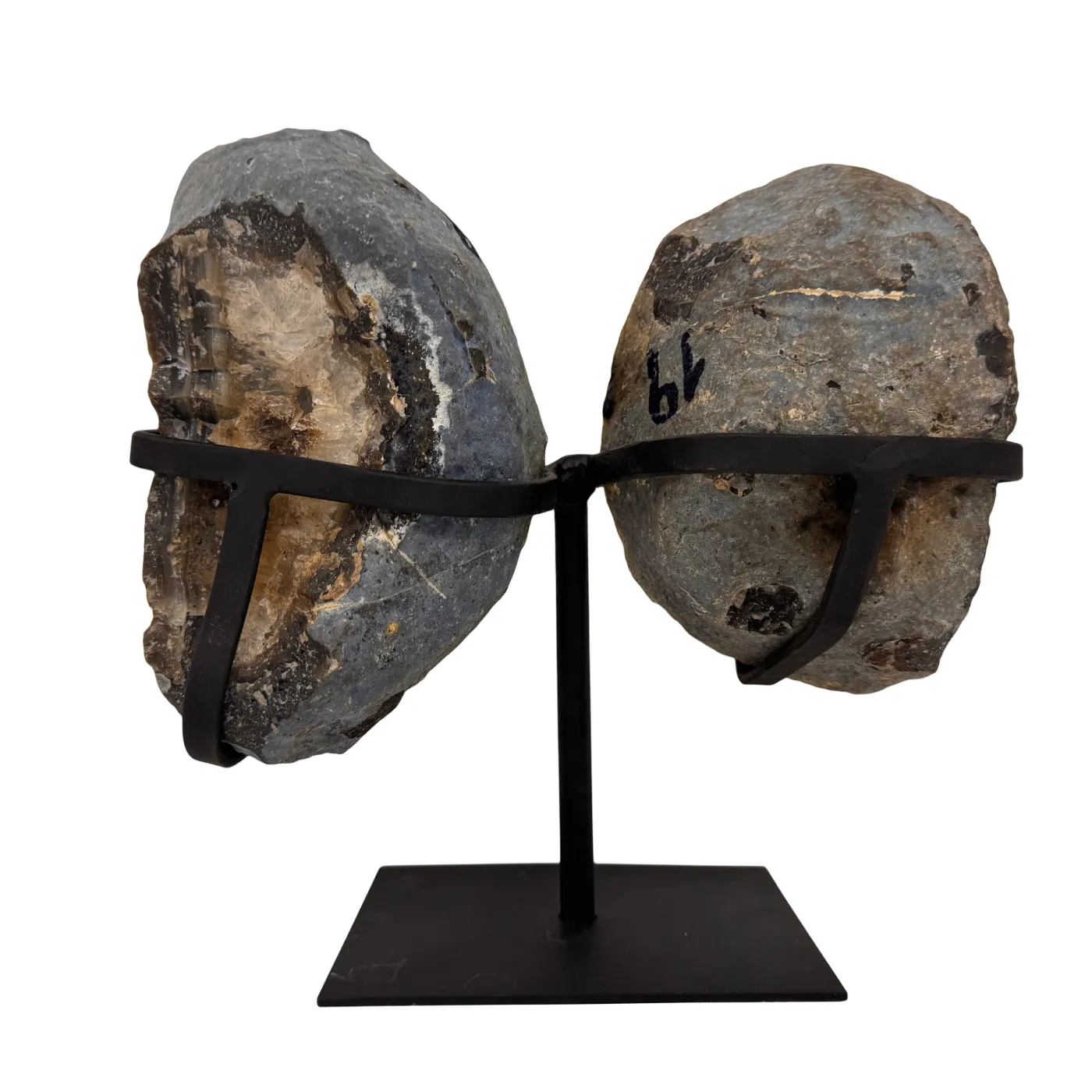 Agaat geode butterfly op standaard #6