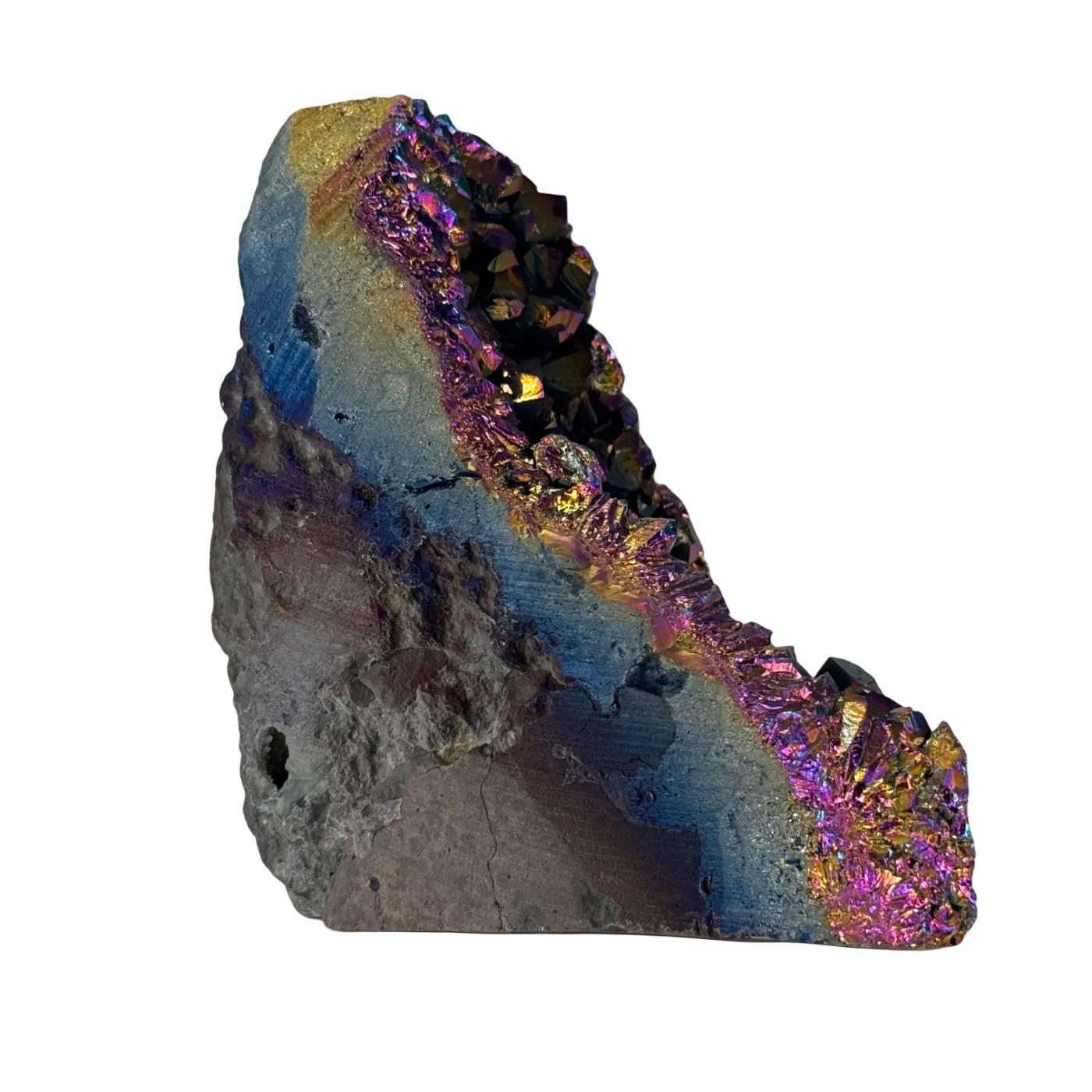 Rainbow titanium cluster #13