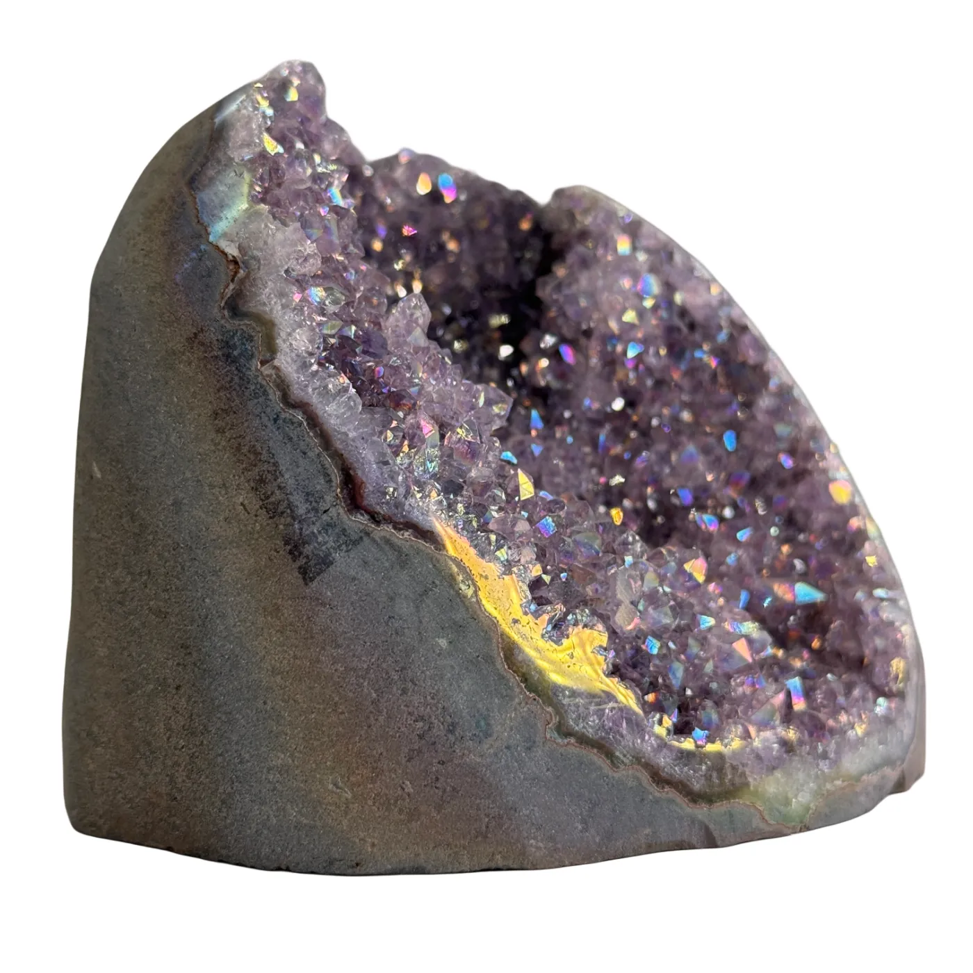 Titanium Aura Kwarts – Cut Base #3