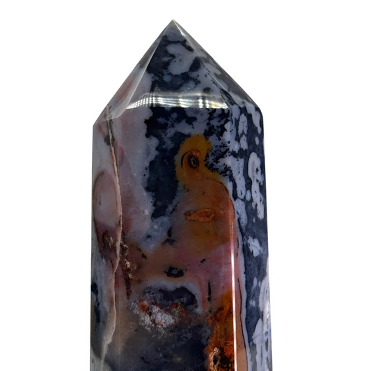 Blauwe Jaspis Toren (Obelisk) – Gepolijst & Hoogwaardige Kwaliteit