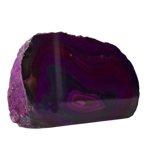 Roze agaat geode uit Brazilië - verschillende formaten