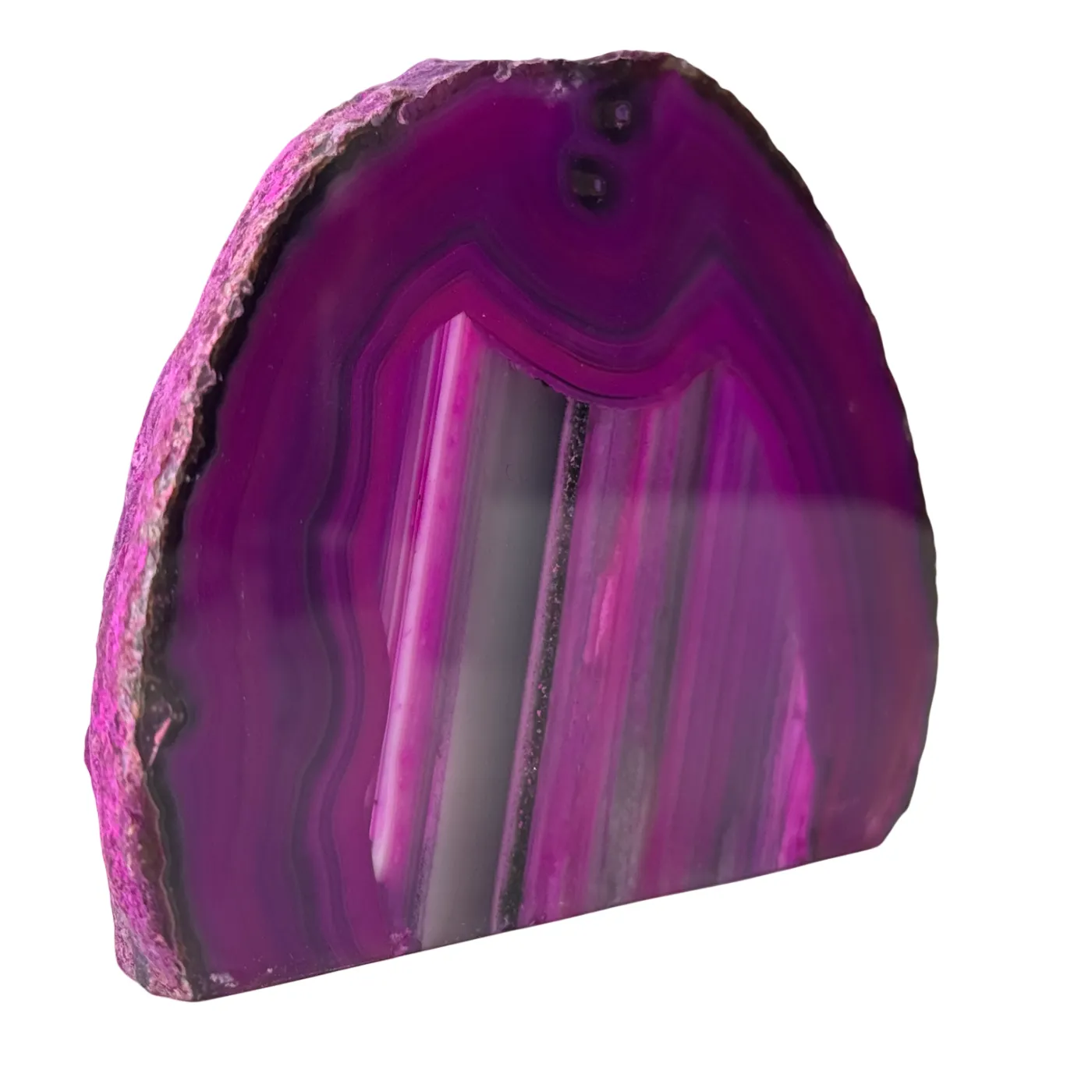 Roze agaat geode uit Brazilië - verschillende formaten