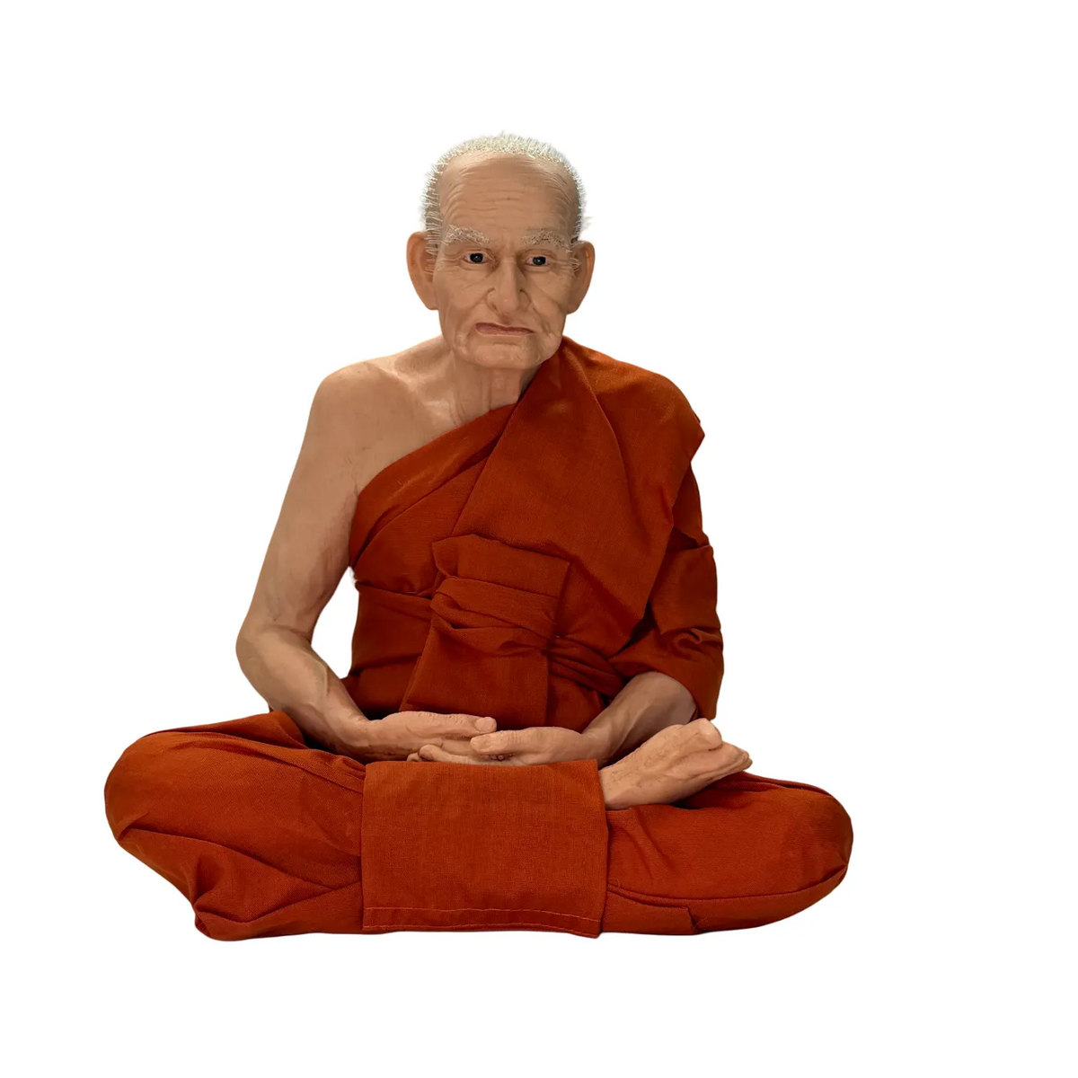 Levensechte monnik – wassen beeld uit Thailand