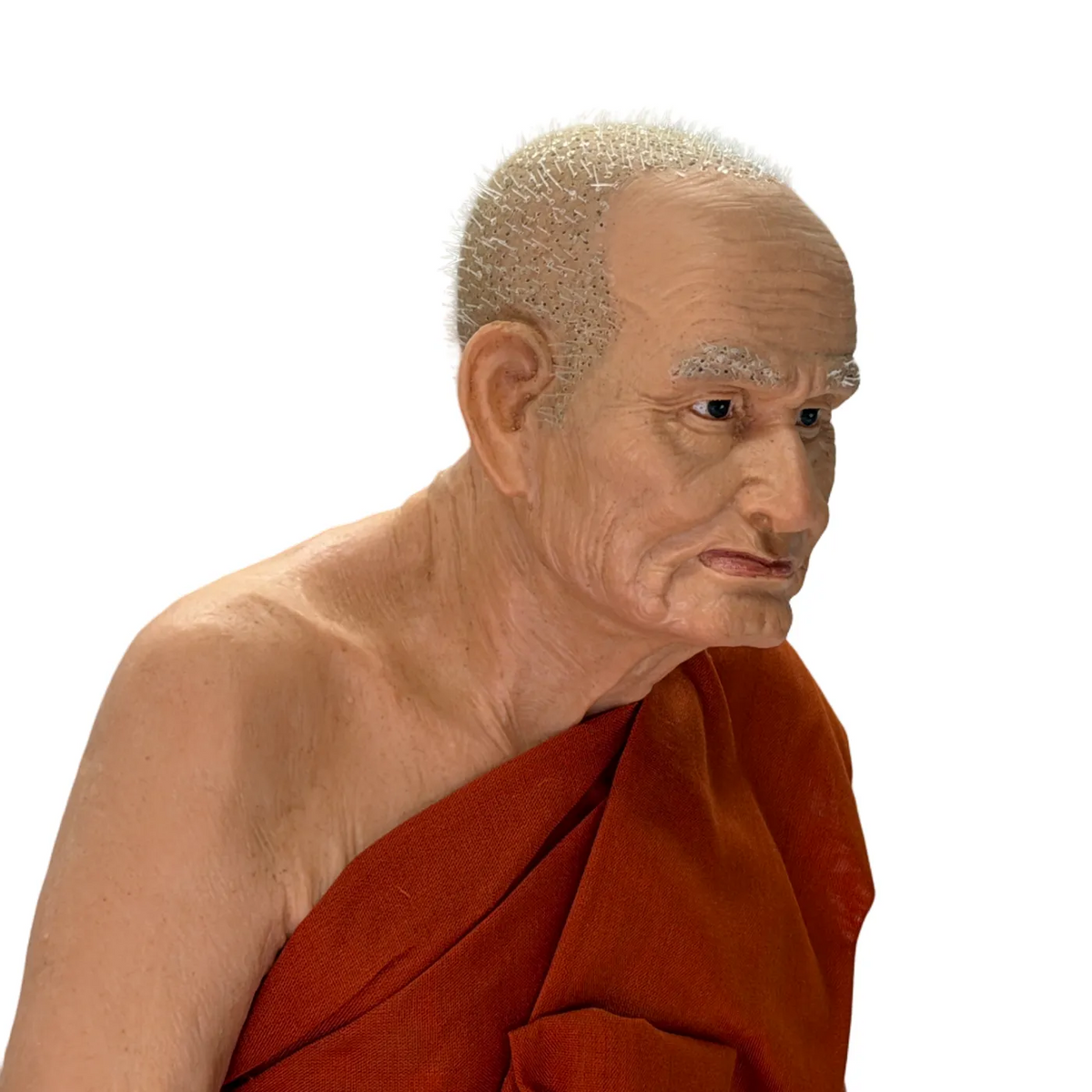 Levensechte monnik – wassen beeld uit Thailand