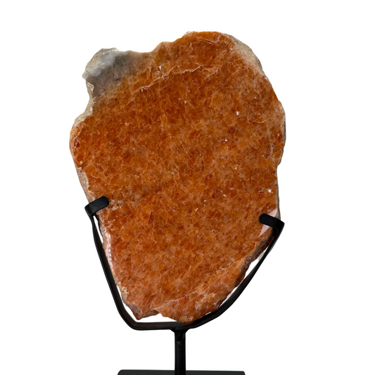 Calcite orchidée sur support